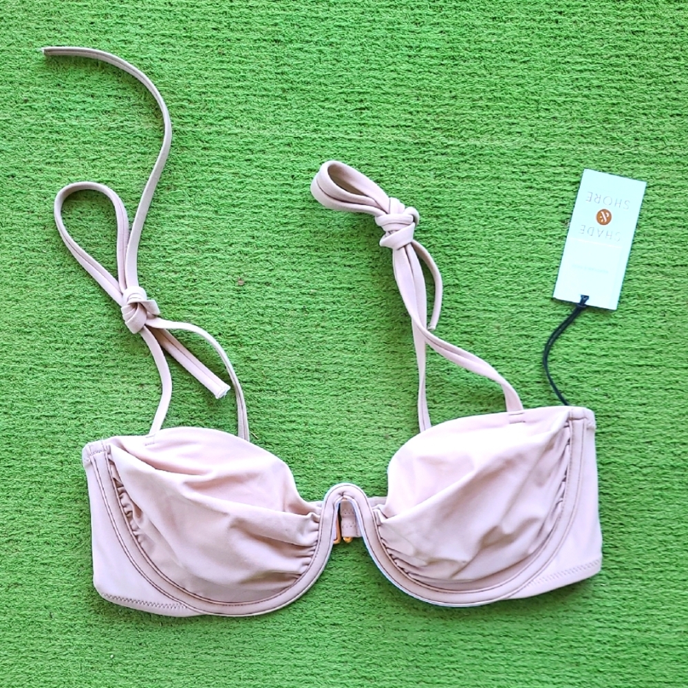 Shade & Shore Light Pink Bikini Top